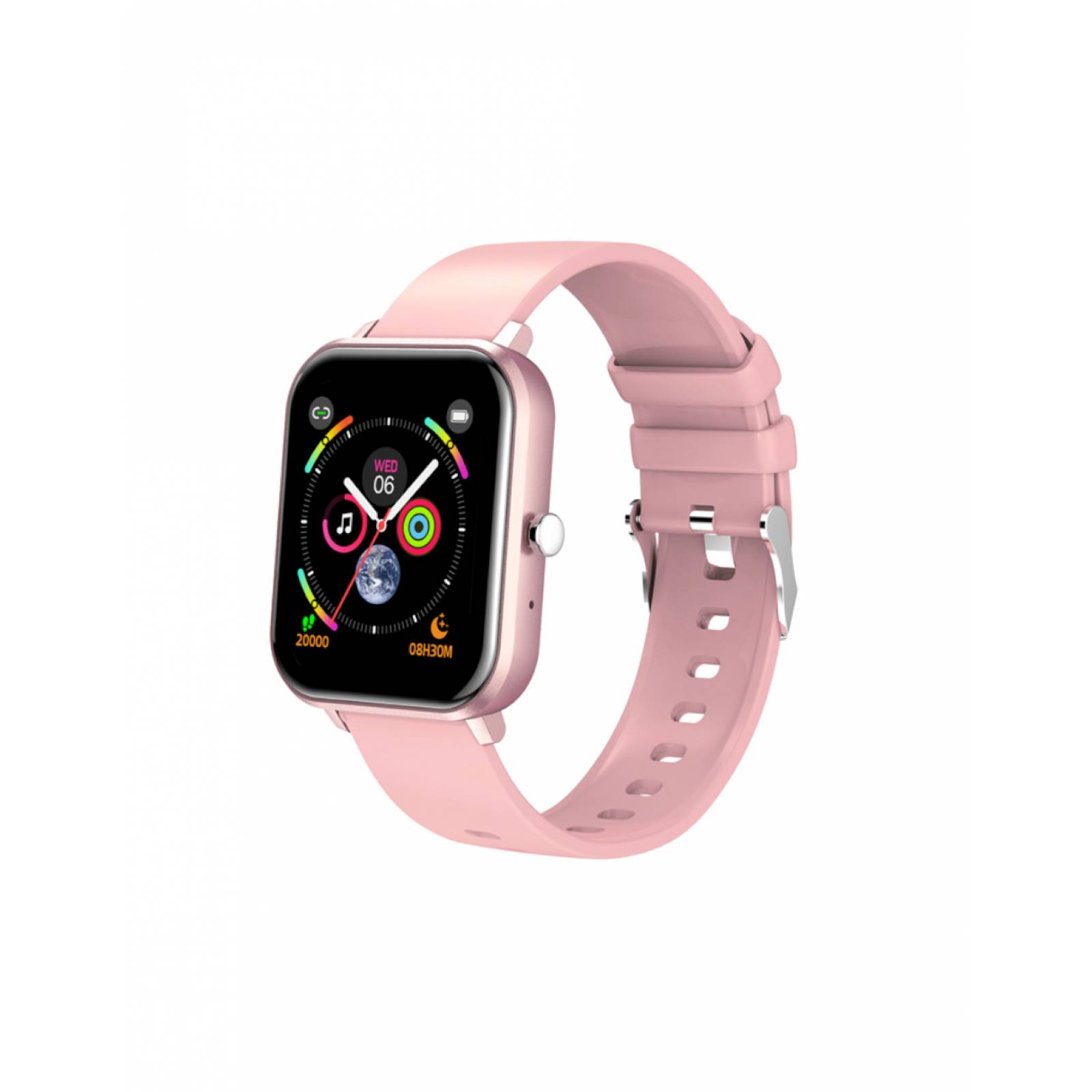 SYNC RAY Smartwatch SW26 Rosa Multideportivo Compatible con iOS