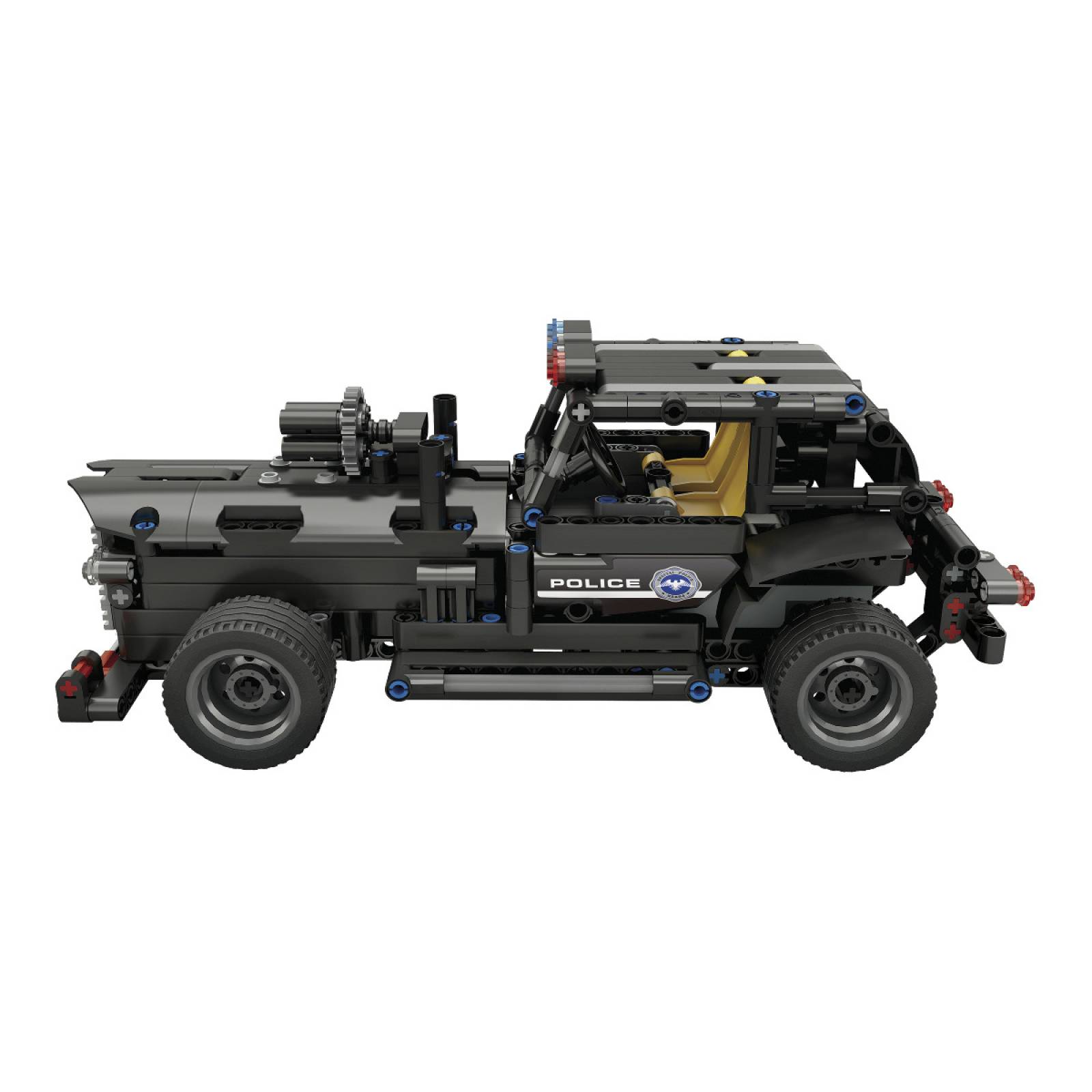 Kit para armar de carro policía con control remoto