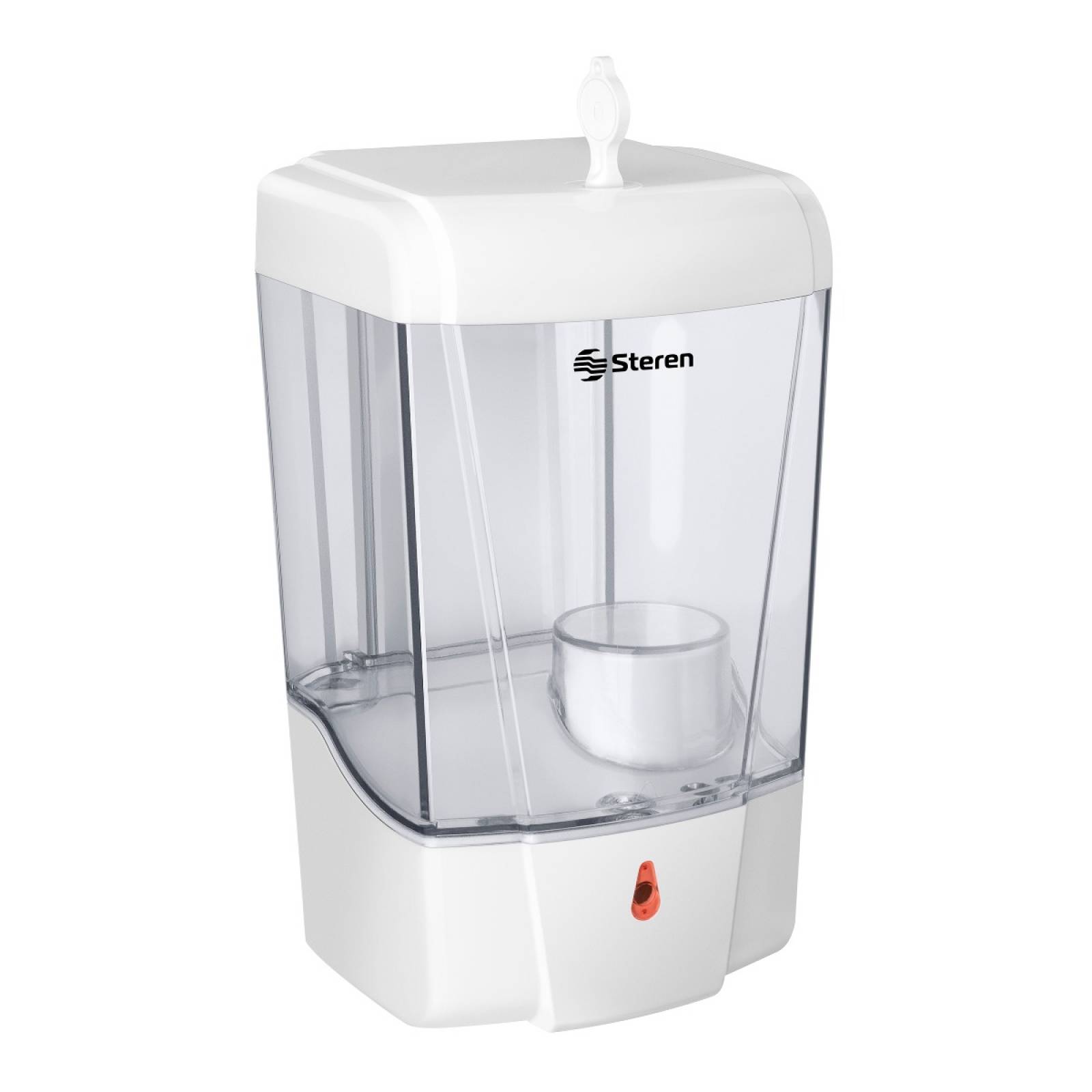 Dispensador de gel antibacterial o jabón líquido, automático de 600 ml