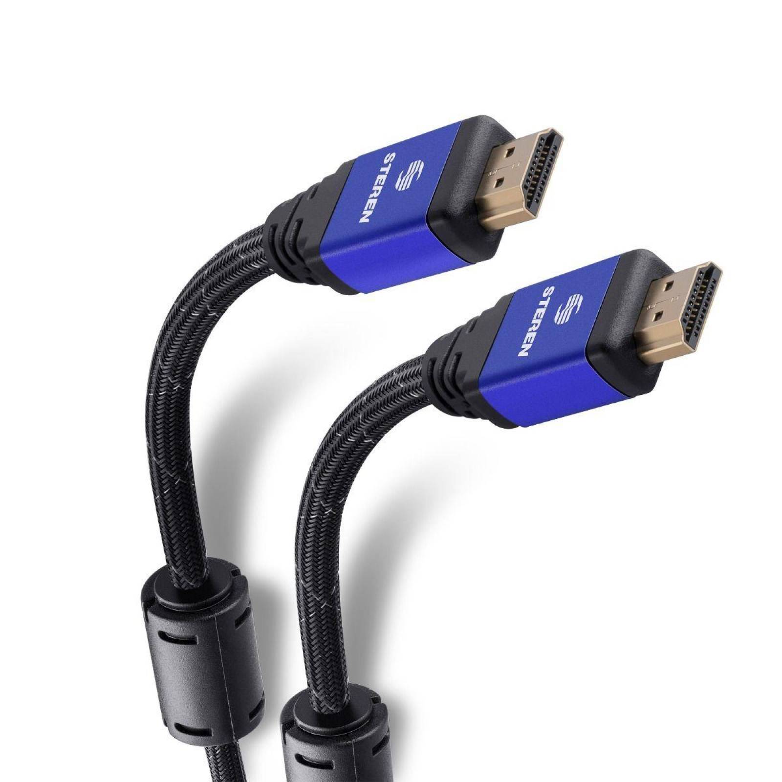 Cable HDMI 4K con filtros de ferrita y cable tipo cordon de 3 6 m 299 812caz