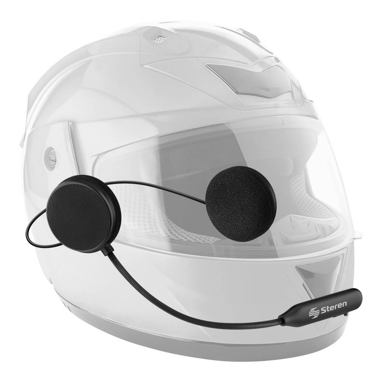 Steren Manos libres Bluetooth para casco, con contestador automático AUDMOT-090 