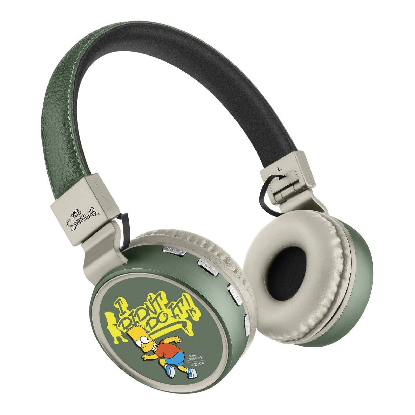 Audífonos Bluetooth con reproductor MP3 The Simpsons-Bart 