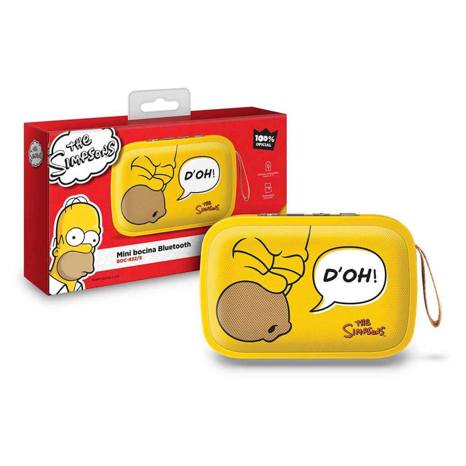 Mini bocina Bluetooth The Simpsons-Homerodoh 