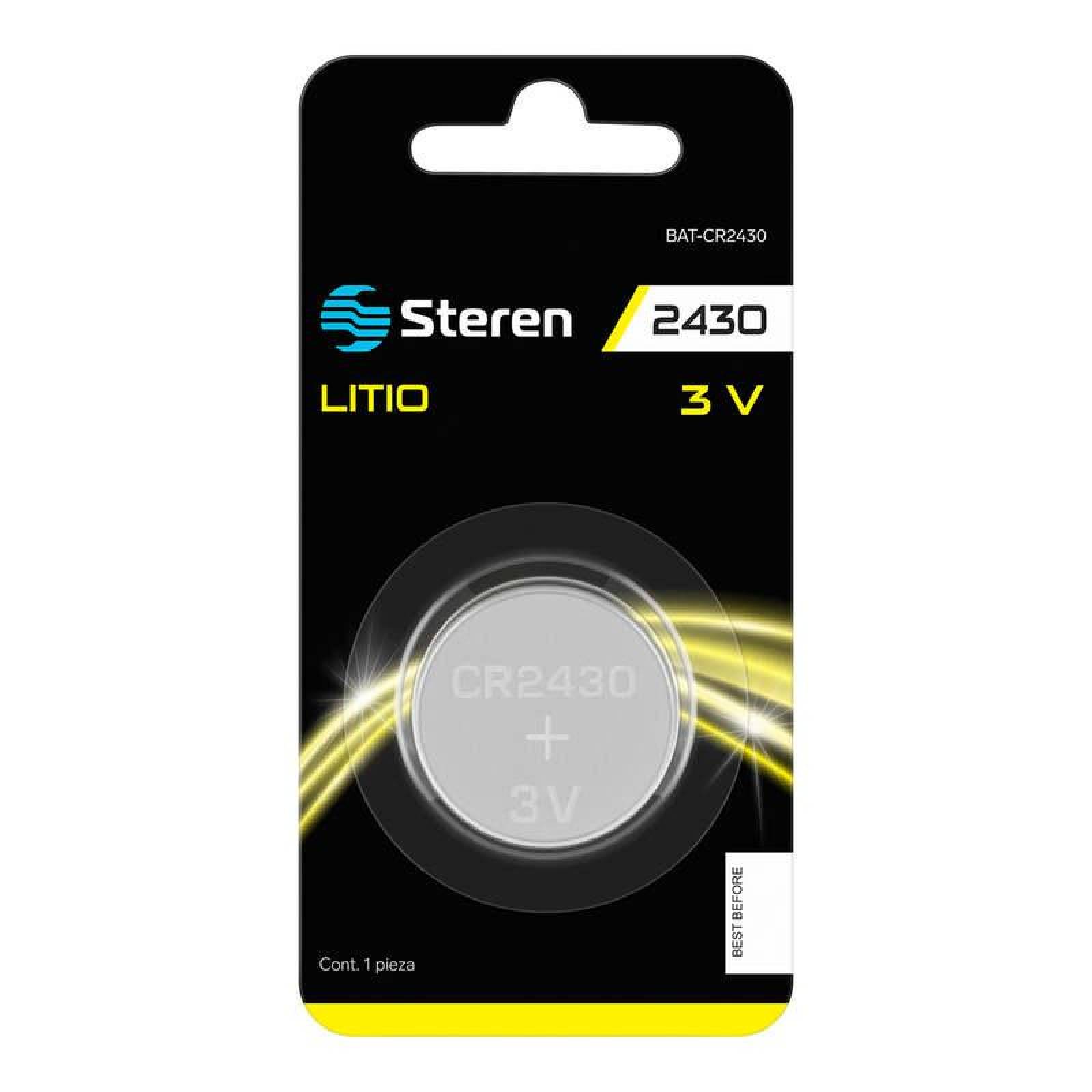 Pila De Litio Tipo Botón cr2430 | Bat-cr2430 