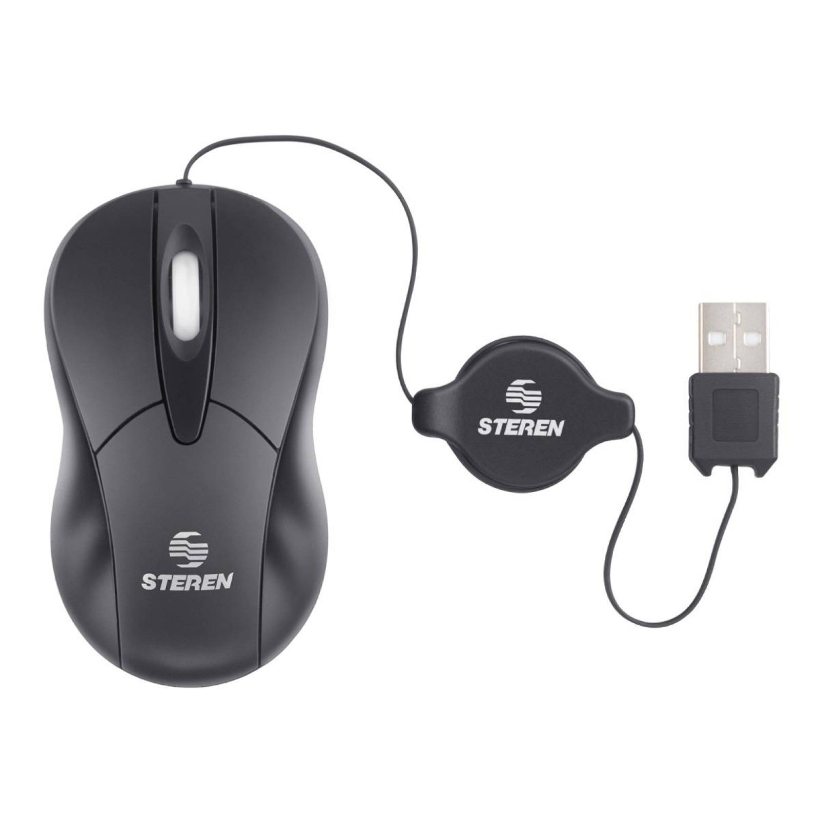 Mini Mouse Óptico Usb Con Cable Retráctil | Com-525 