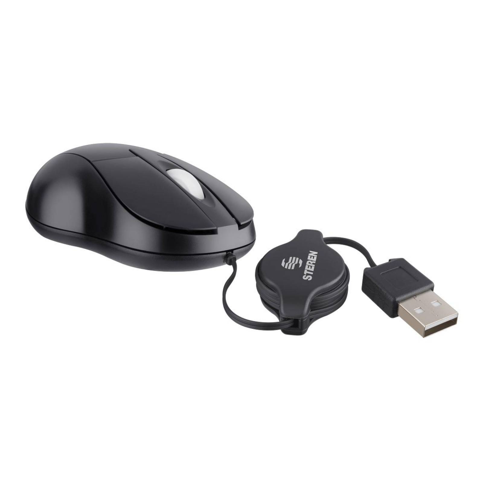 Mini Mouse Óptico Usb Con Cable Retráctil | Com-525 