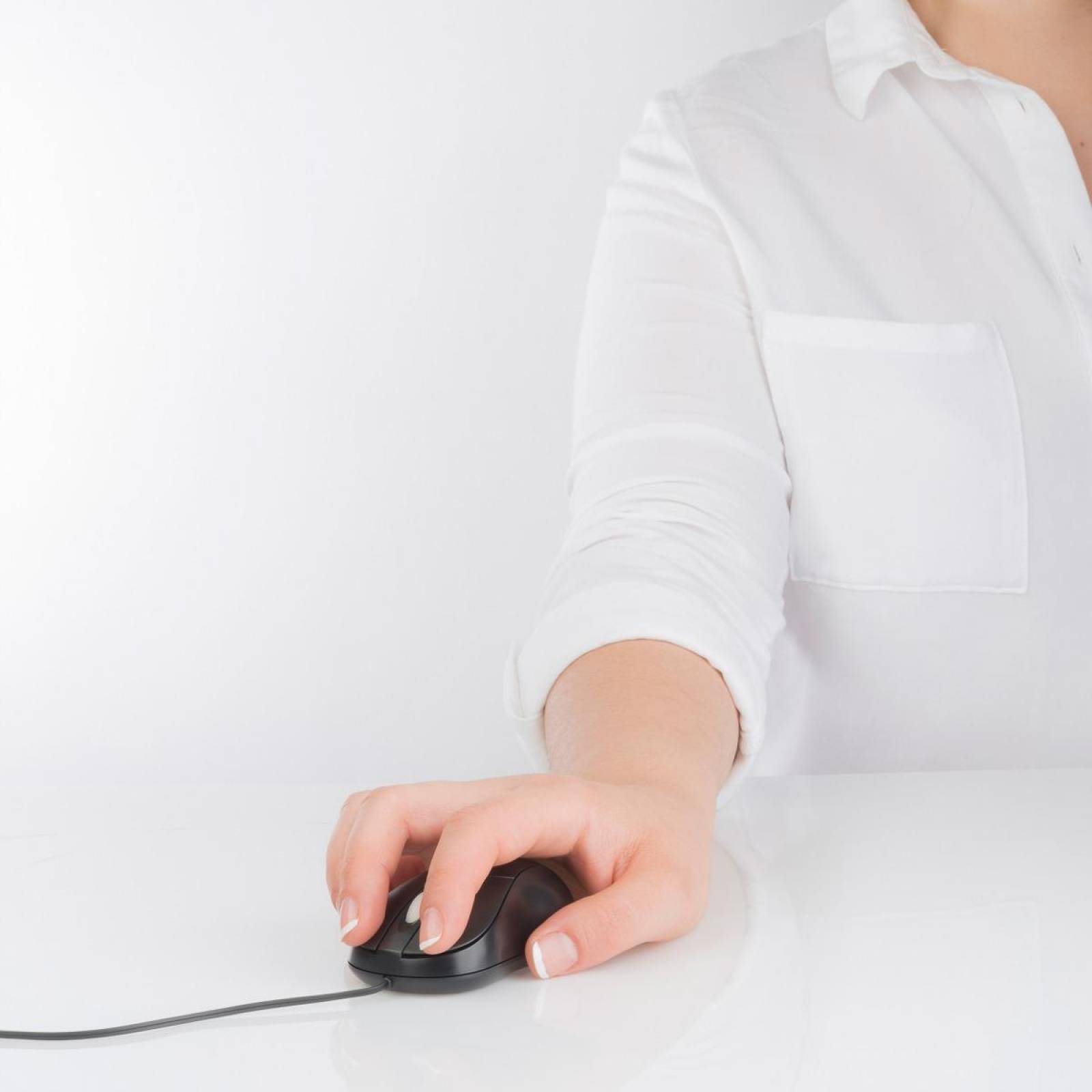 Mini Mouse Óptico Usb Con Cable Retráctil | Com-525 