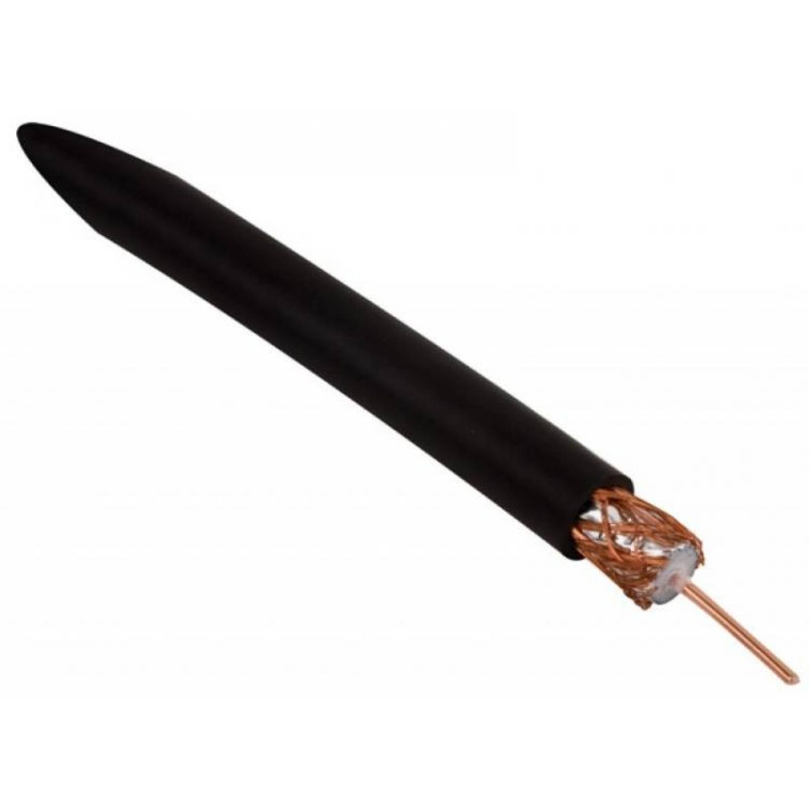 Cable coaxial RG6, 50% malla de aluminio sin estañar VTA