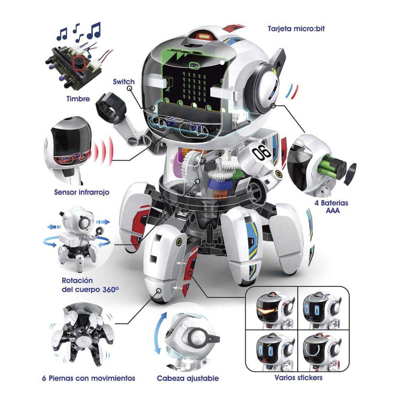 Steren Placa de desarrollo MicroBit con SmartBot