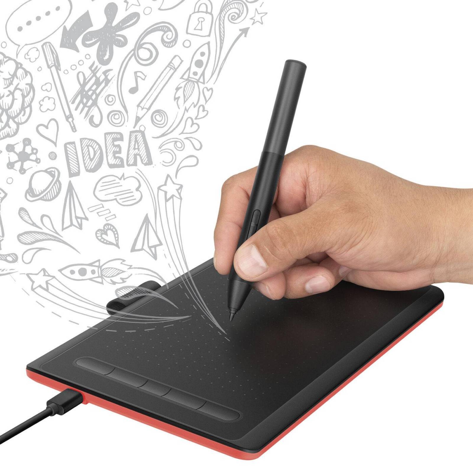 Steren Tableta gráfica USB para diseño COM-690 