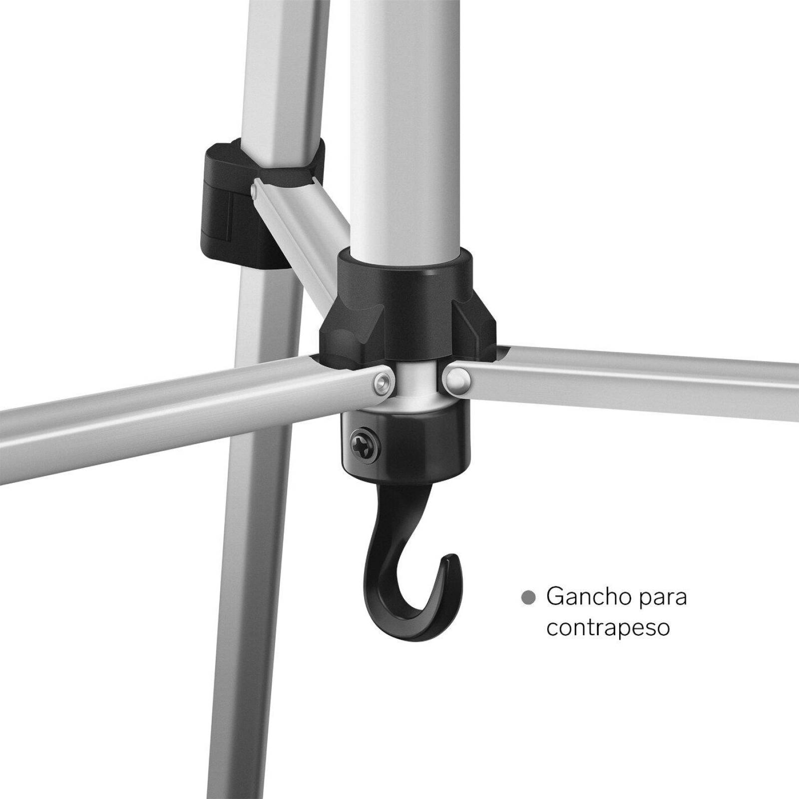 Tripié universal largo de aluminio con soporte para celular