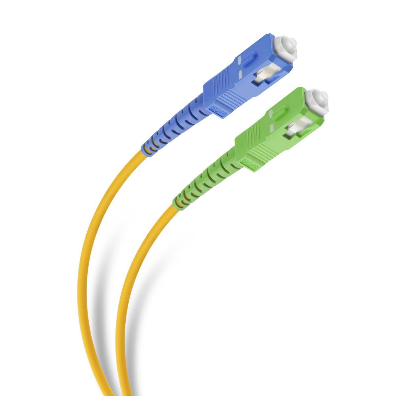 Cable de fibra óptica SC APC/ SC UPC, de 10 m, para acometida telefónica 