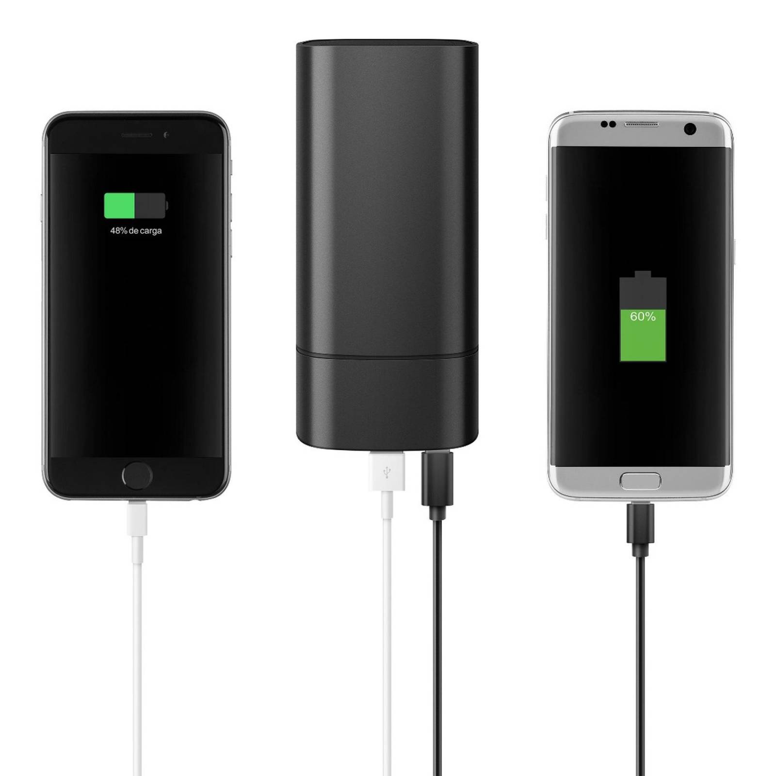 Power Bank de 15,000 mAh con Quick Charge QC y Power Delivery con 2 salidas USB C y 1 USB