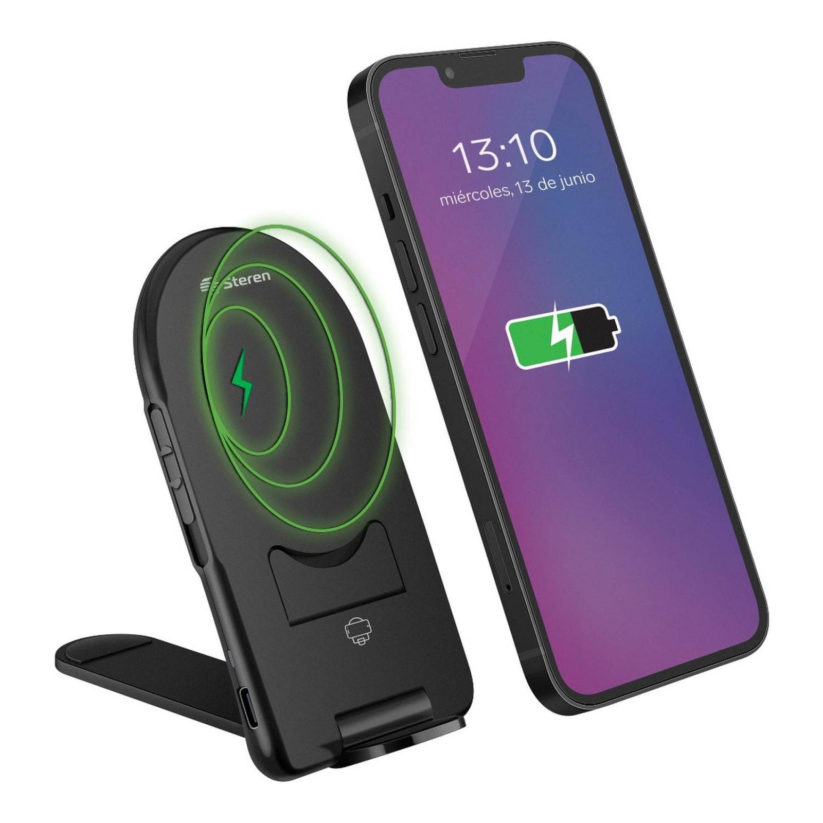 Cargador inalámbrico Qi, de 15 W 