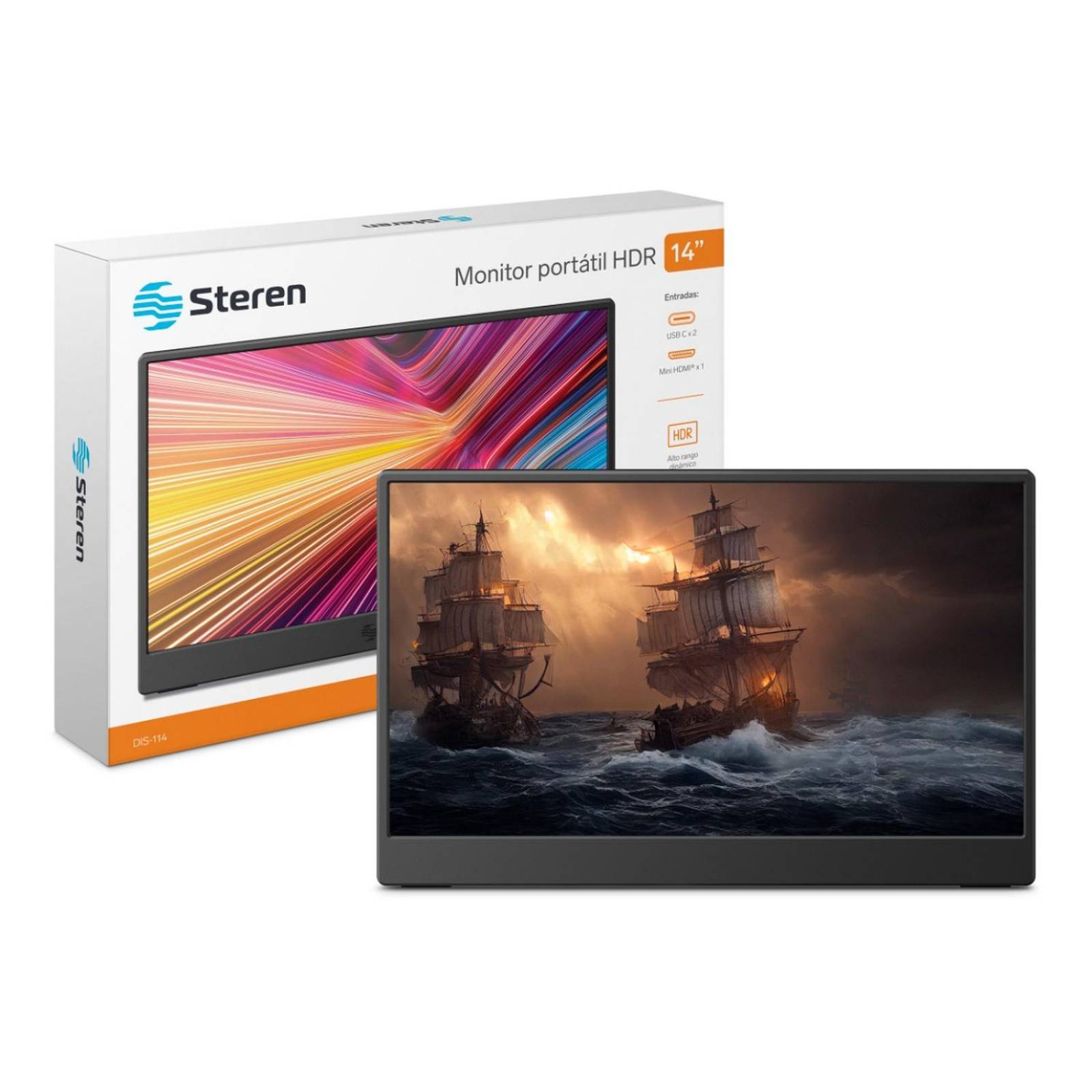 Monitor portátil HDR de 14 para laptop