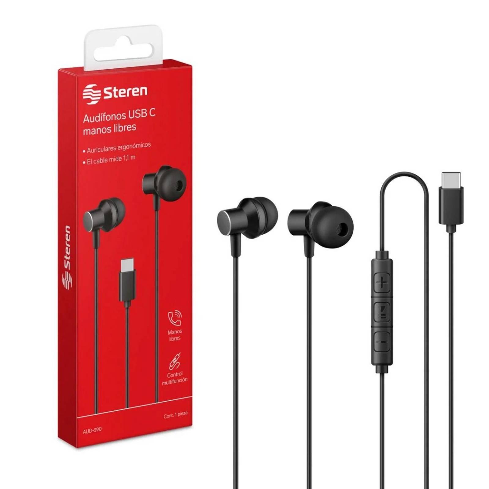 Audífonos USB C manos libres 