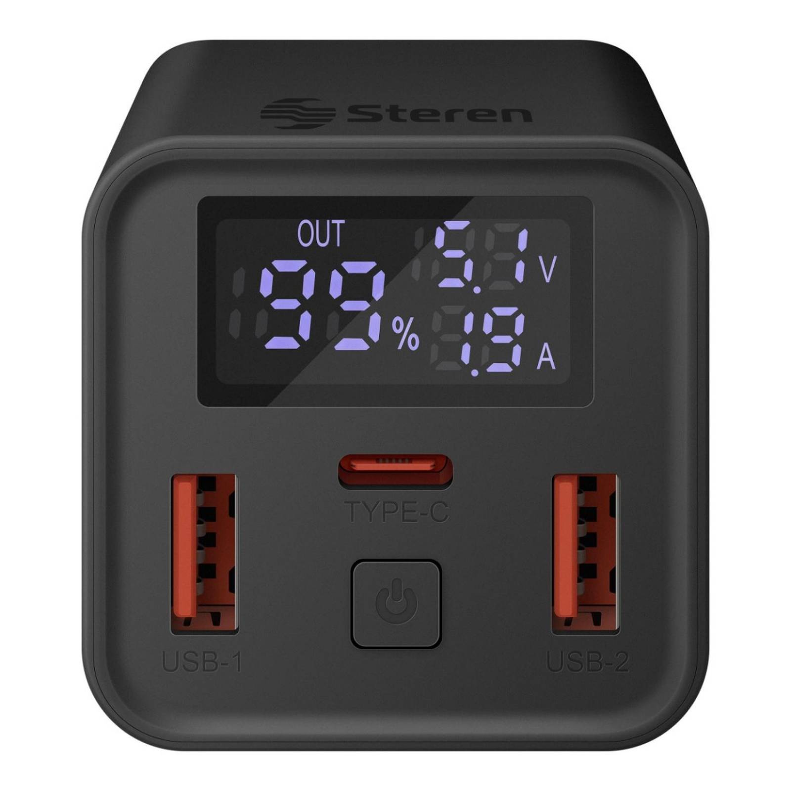 Power Bank de 18,000 mAh PD 65 W / QC 20 W con 1 salida USB C y 2 salidas USB