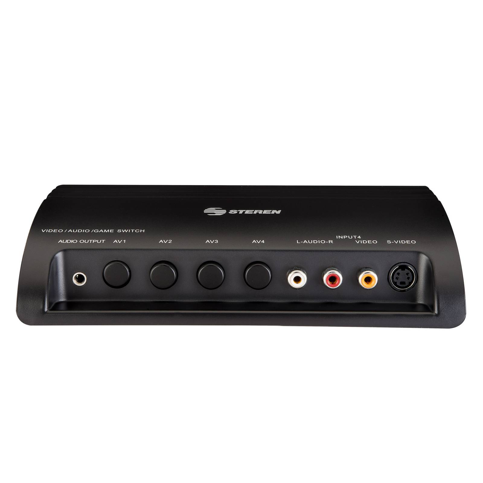 Switch ABCD de audio y video, con conectores RCA y S-Video