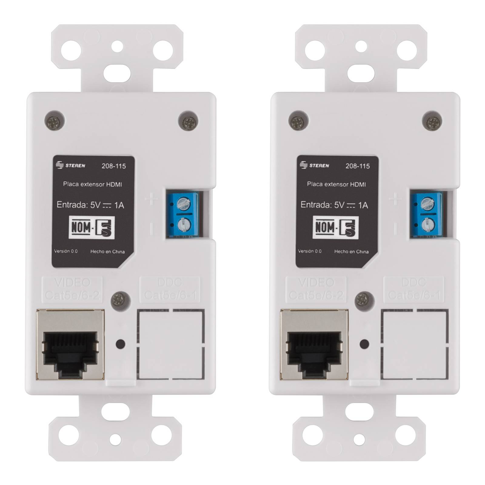 Extensor Hdmi Y De Control Remoto De 60 M, Con Pla | 208-115 