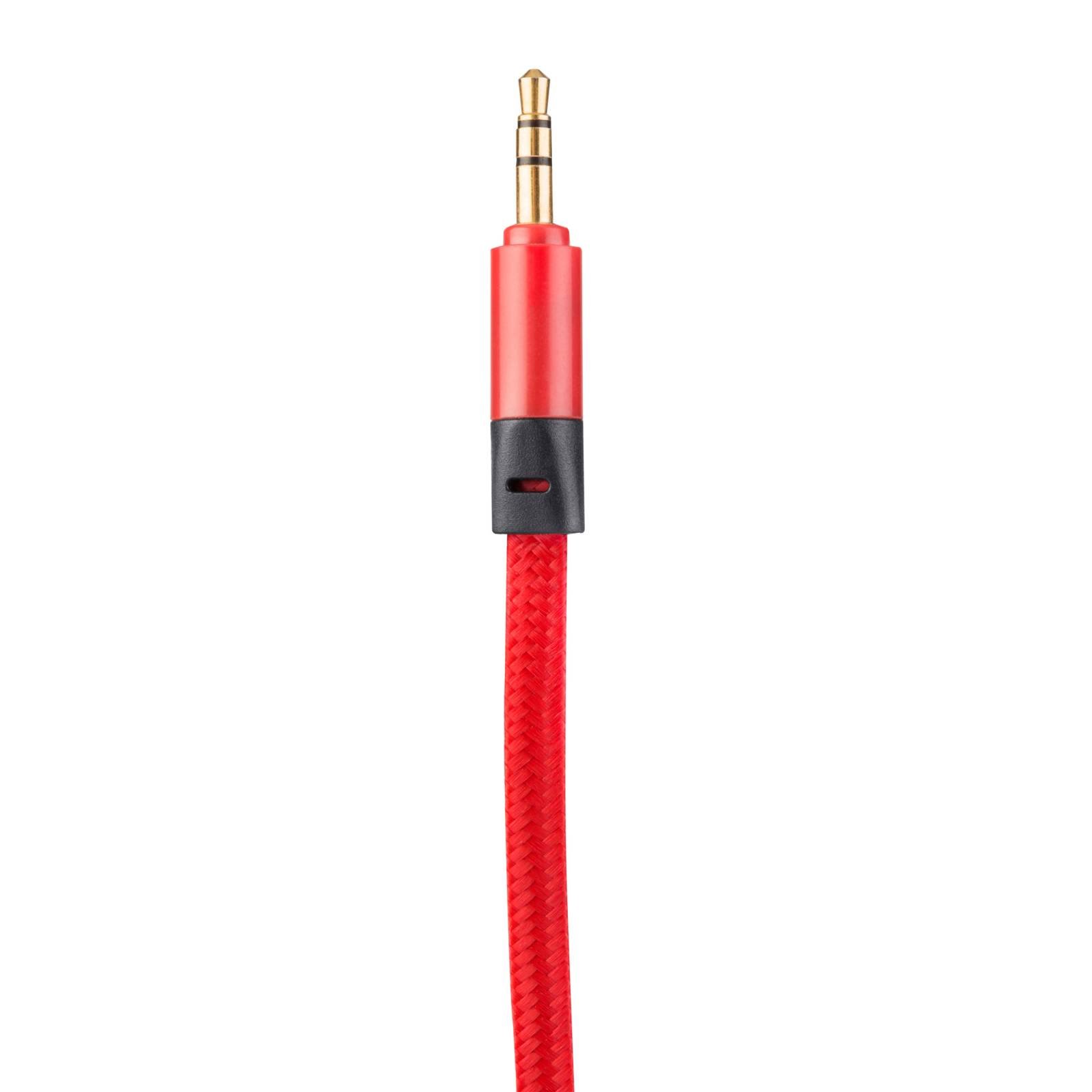 Cable auxiliar tipo cordón plug a plug 3,5 mm de 1,8 m