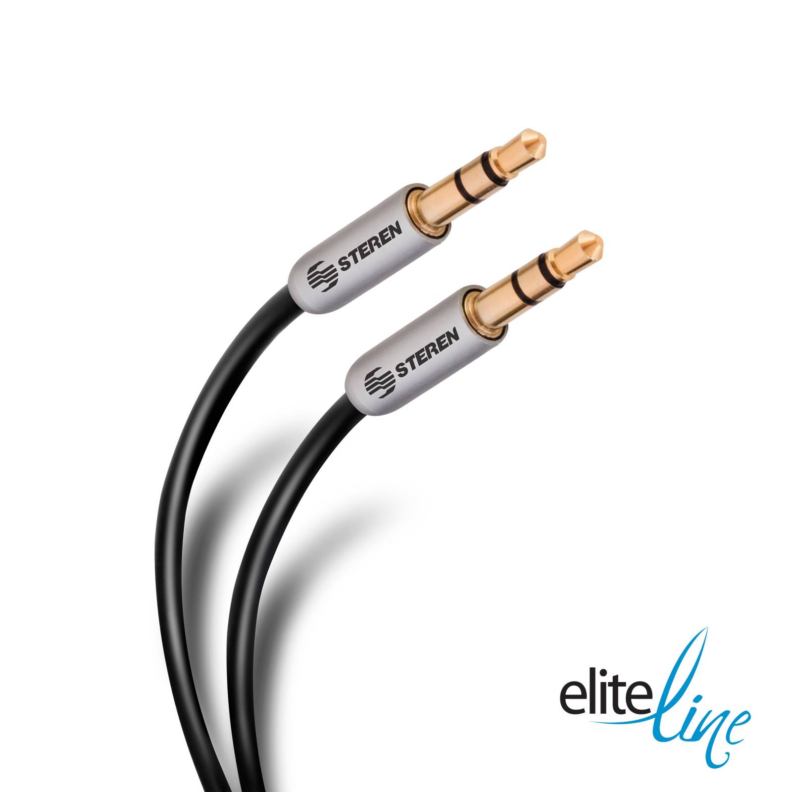 Cable auxiliar ultra delgado plug a plug 3.5 mm de 3.6 m