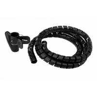 Tubo Organizador De Cables, Tipo Espiral, Negro