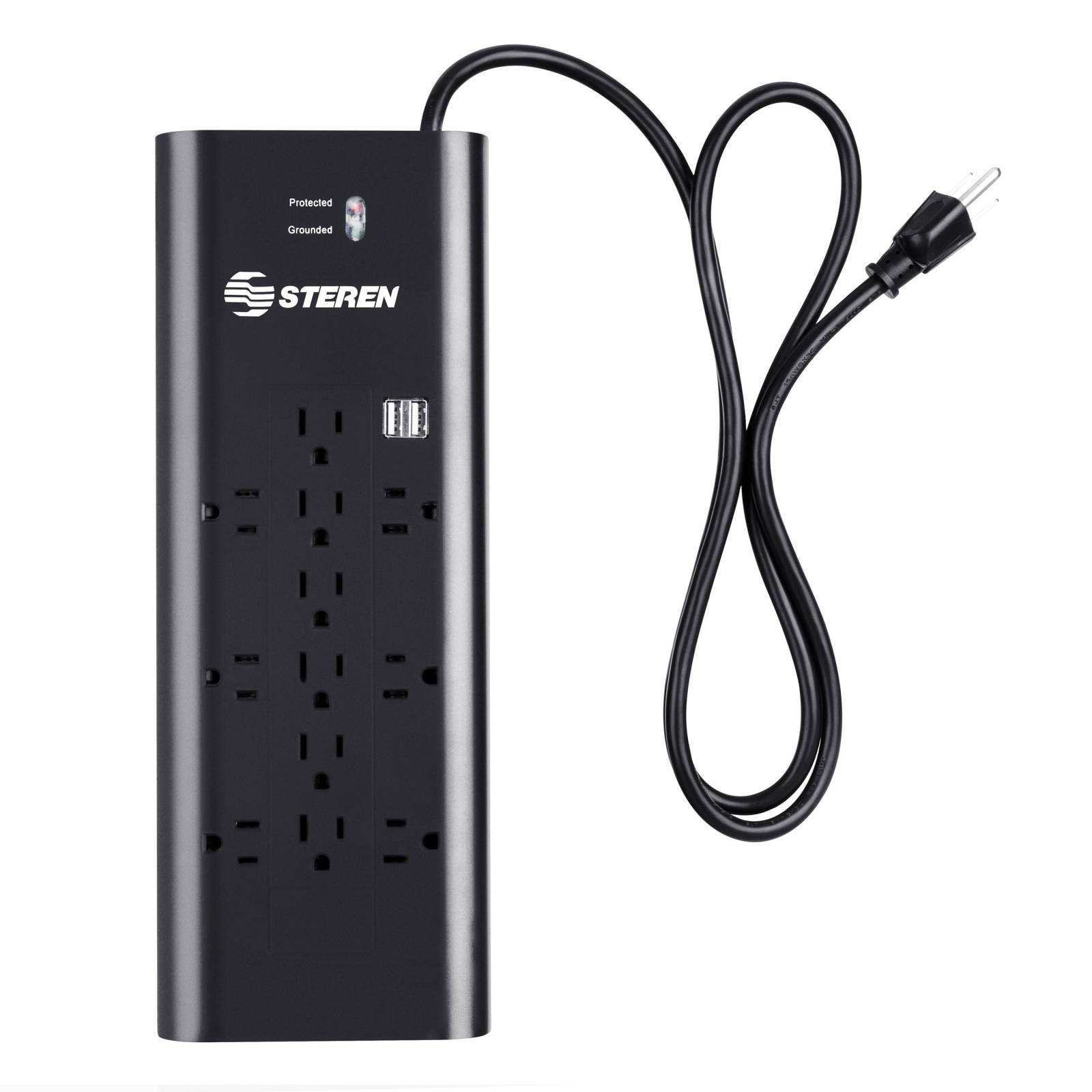 Tira Multicontacto De 12 Salidas Con Doble Cargad | 905-420 