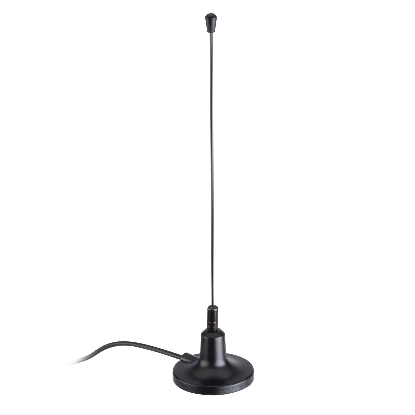 Mini Antena Uhf Con Base De Imán Y Booster De 26 | Ant-9015