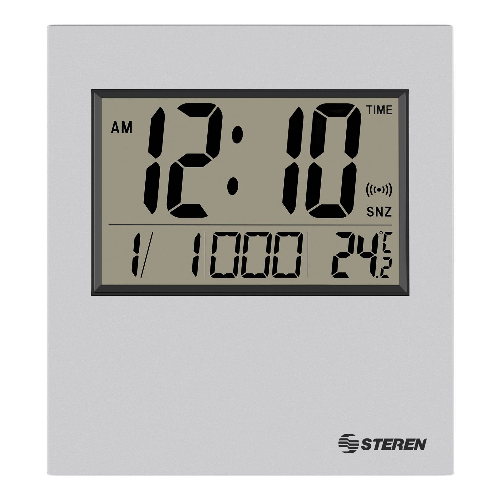 Reloj digital con alarma, calendario y termómetro clk-305