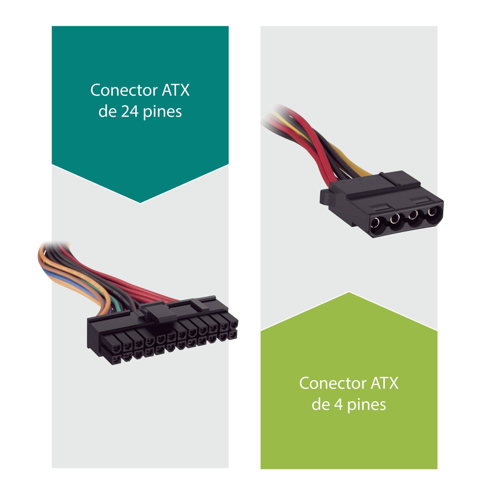 Fuente de poder ATX para PC, de 400 W