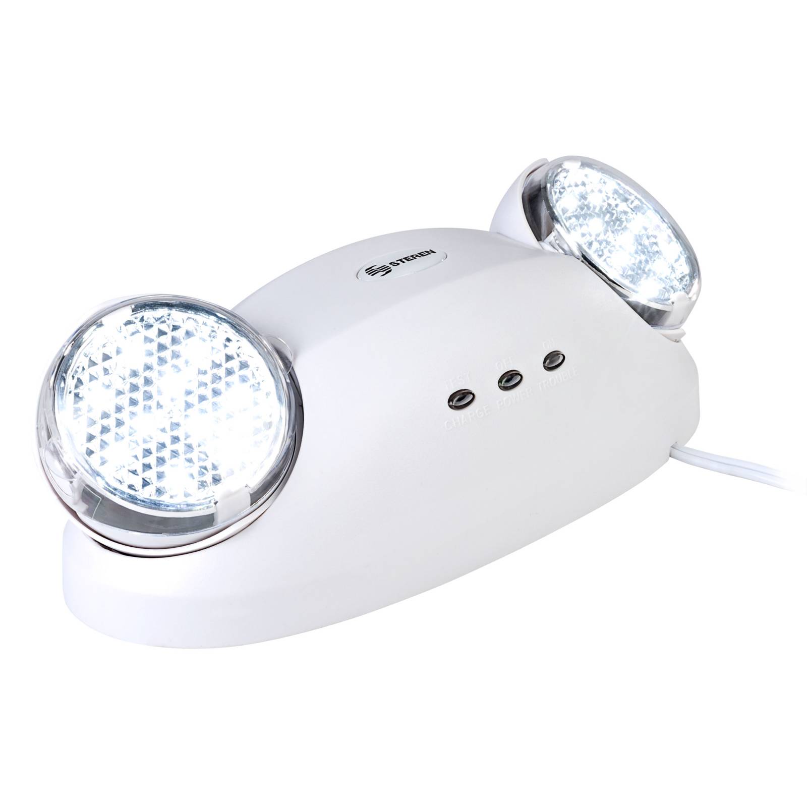 Lámpara LED de emergencia con luces direccionables