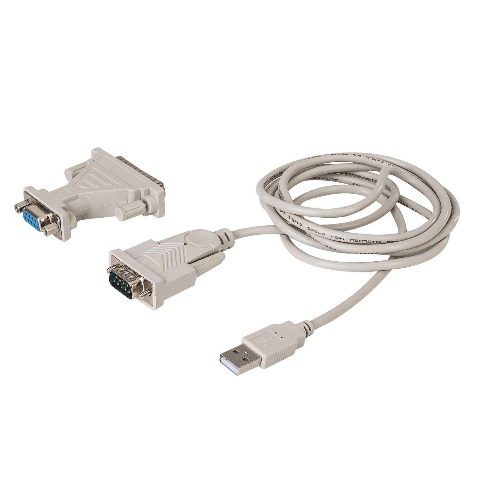 Adaptador USB a serial DB9, de 1,8 m