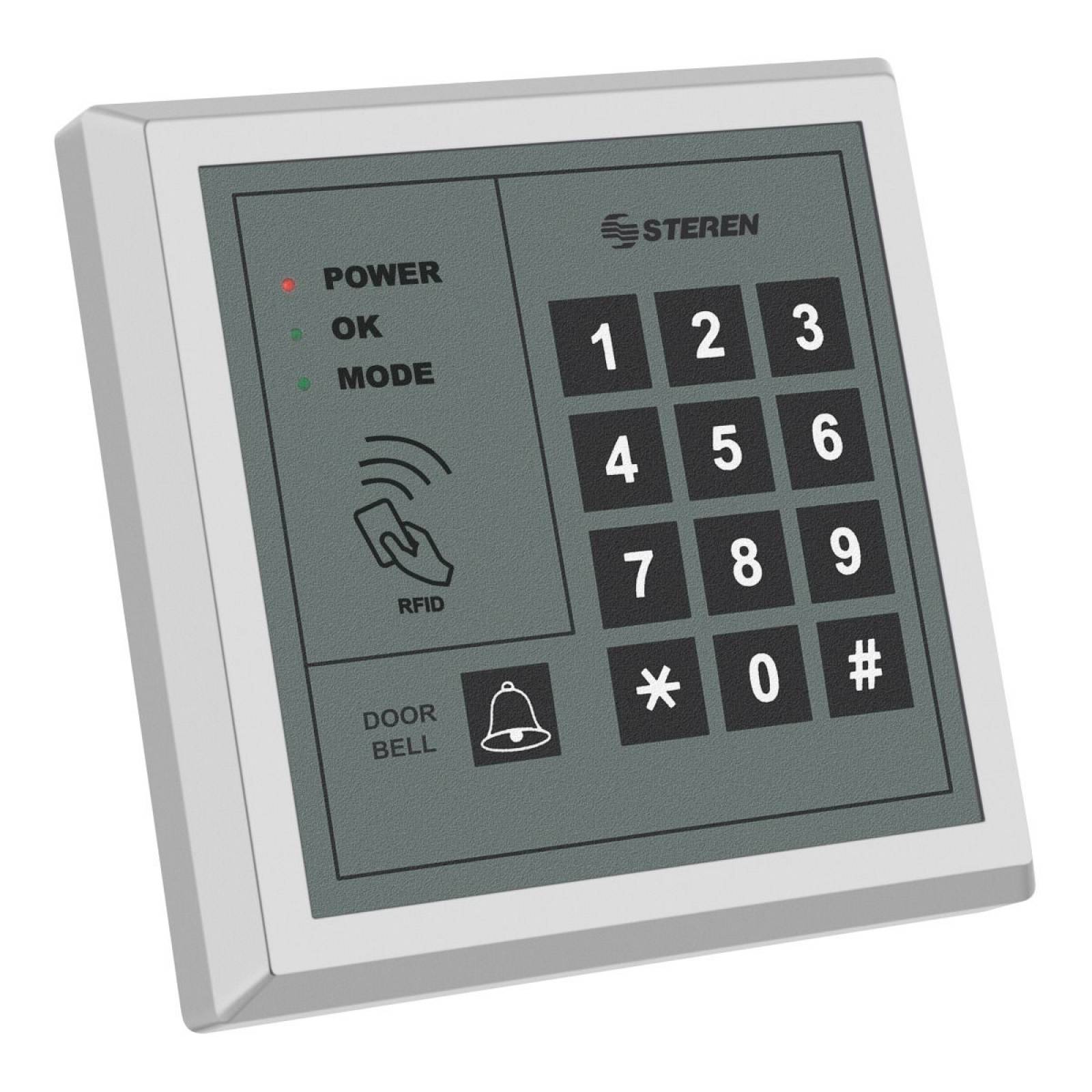 Control de acceso RFID y teclado numérico