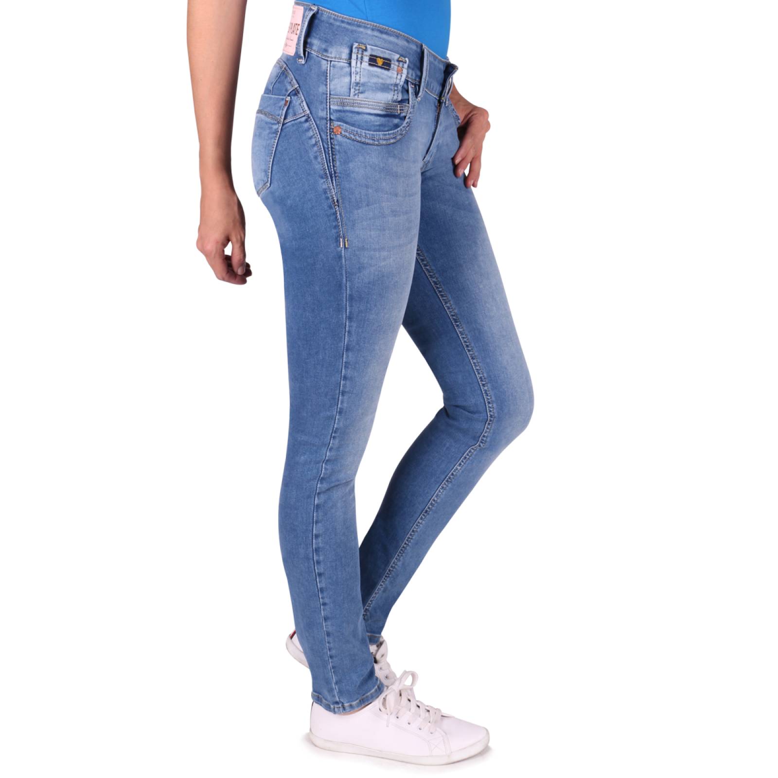 Pantalón Jeans Mujer Silver Plate D7700 Skinny Skinny