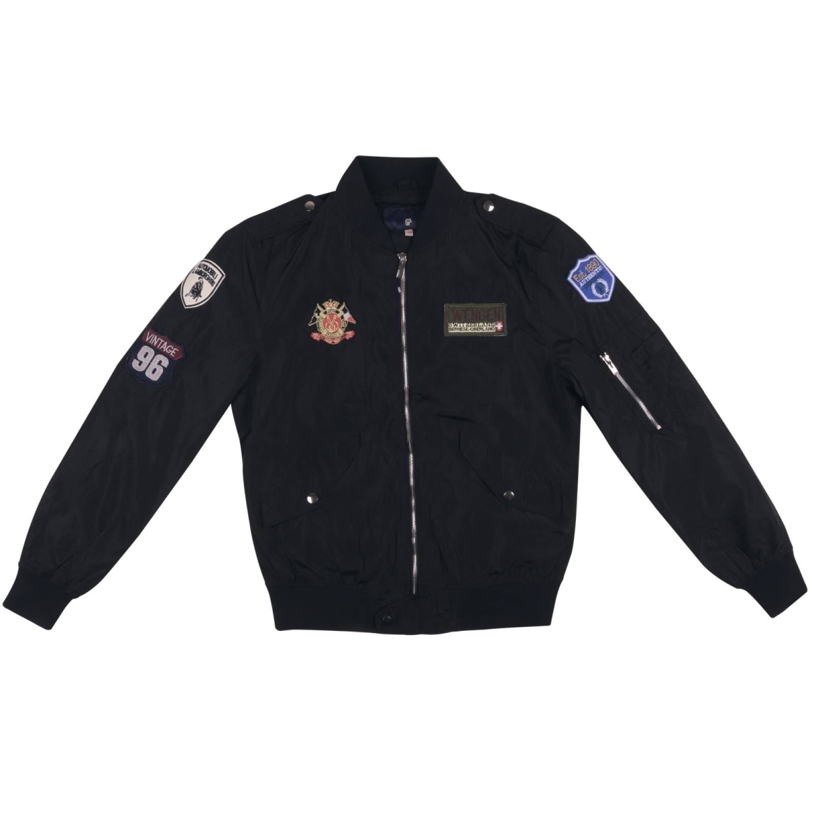 Chamarra 17SP028 Hombre Negro