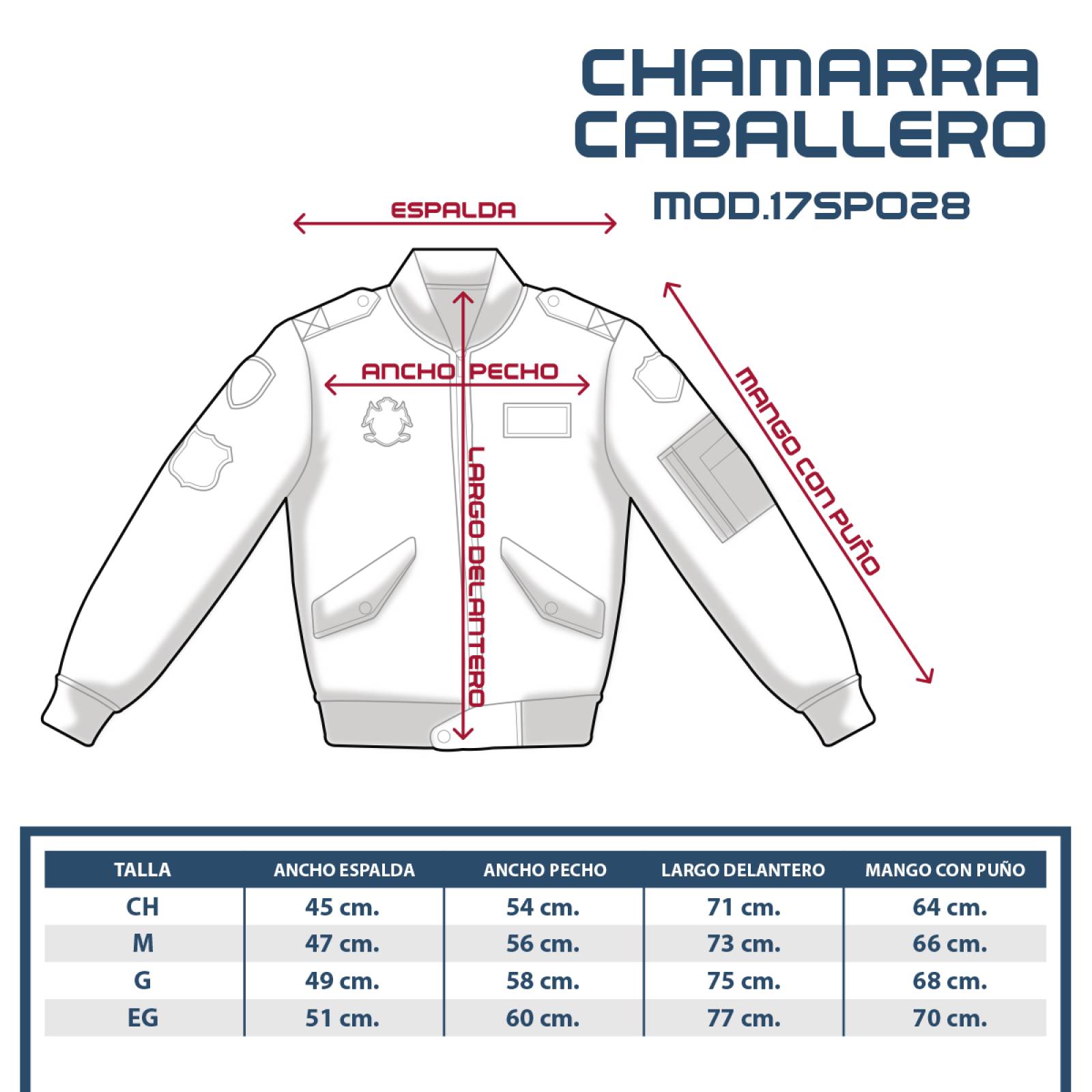 Chamarra 17SP028 Hombre Negro