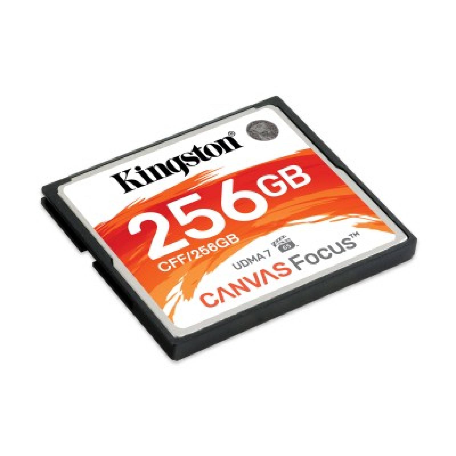 Compact Flash Kingston Technology CFF/256GB - 256 GB, 150 MB/s, 130 MB/s, Negro