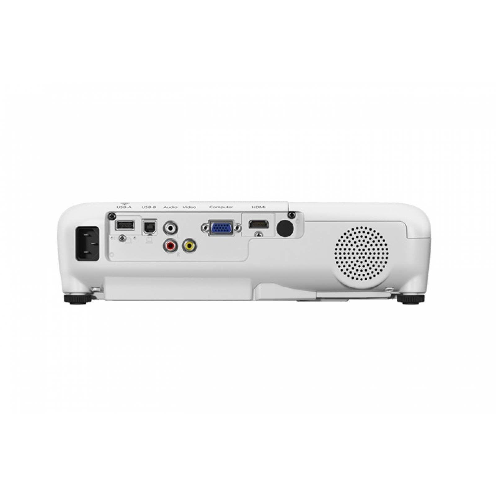 Proyector EPSON PowerLite X41+ - 3, 600 lúmenes ANSI, LCD, XGA (1024x768), 5000 h, Color blanco