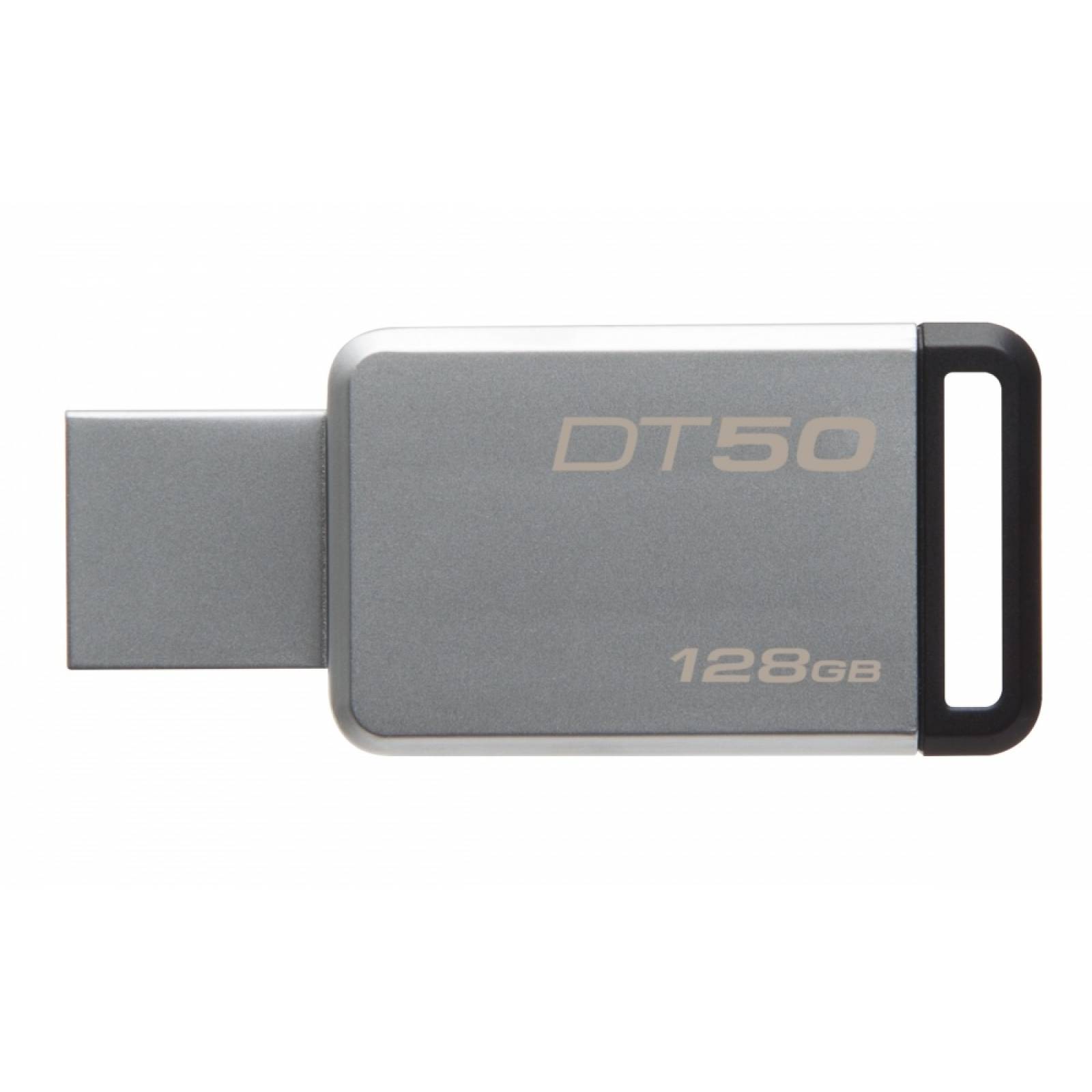 Memoria Kingston 128gb Usb 3.1 Datatraveler 50 Metalica / Ne