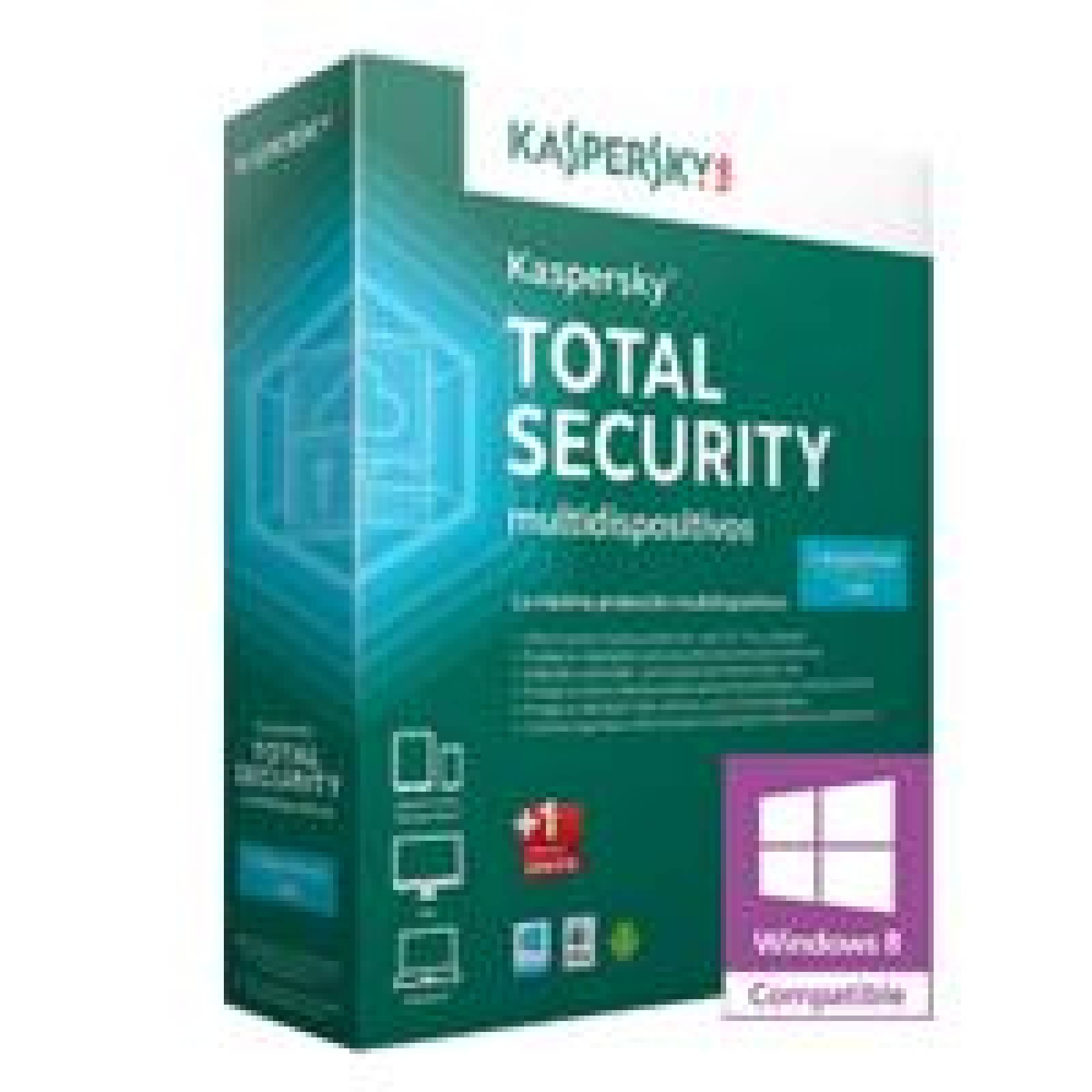 Kaspersky Total Security Multidispositivos 2015 3+1 Usrs 1 A