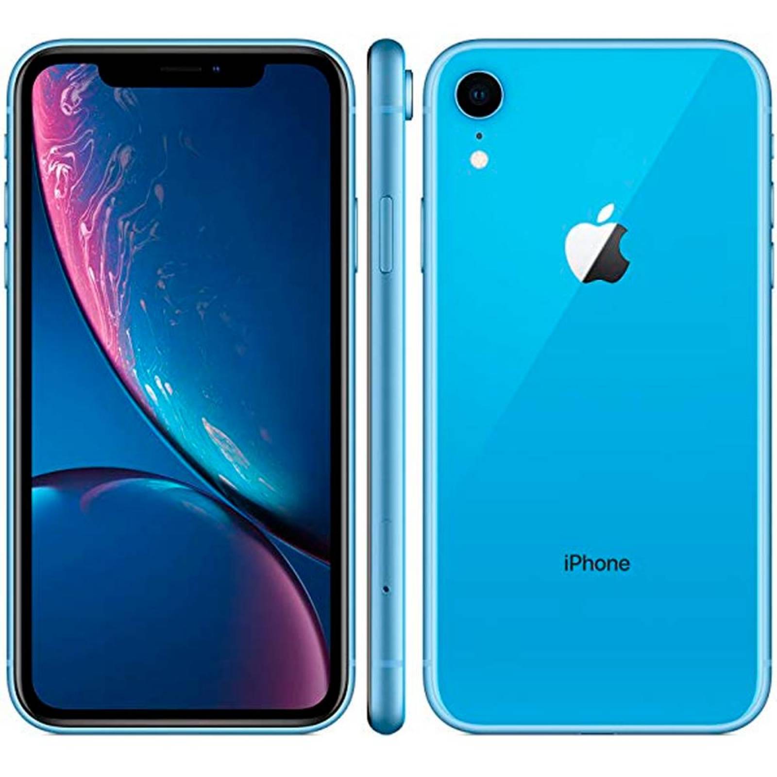 Celular APPLE iPhone XR 3GB 64GB Hexa Core iOS 12 Blue MT0E2JA Open Bo