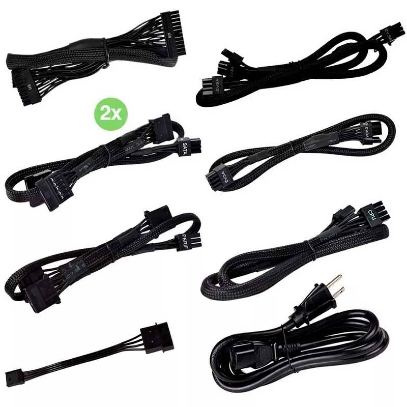 Fuente de Poder PC 650W Gamer EVGA 80 Plus Bronze 220-B3-0650-V1