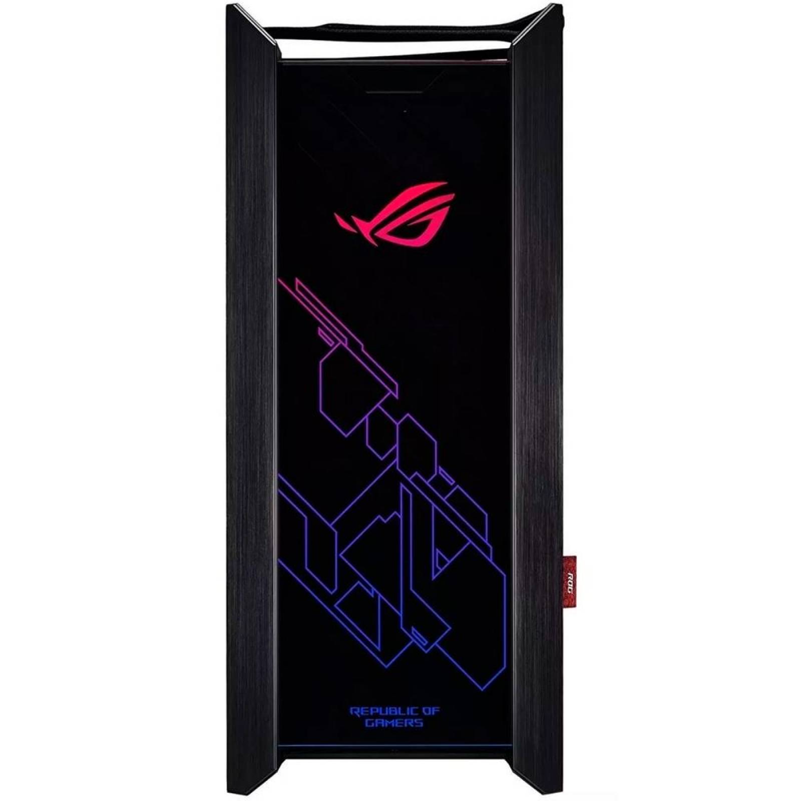 Gabinete Gamer ASUS ROG STRIX HELIOS GX601 E-ATX Media Torre 4 Fan Cristal Templado USB-C RGB Negro 