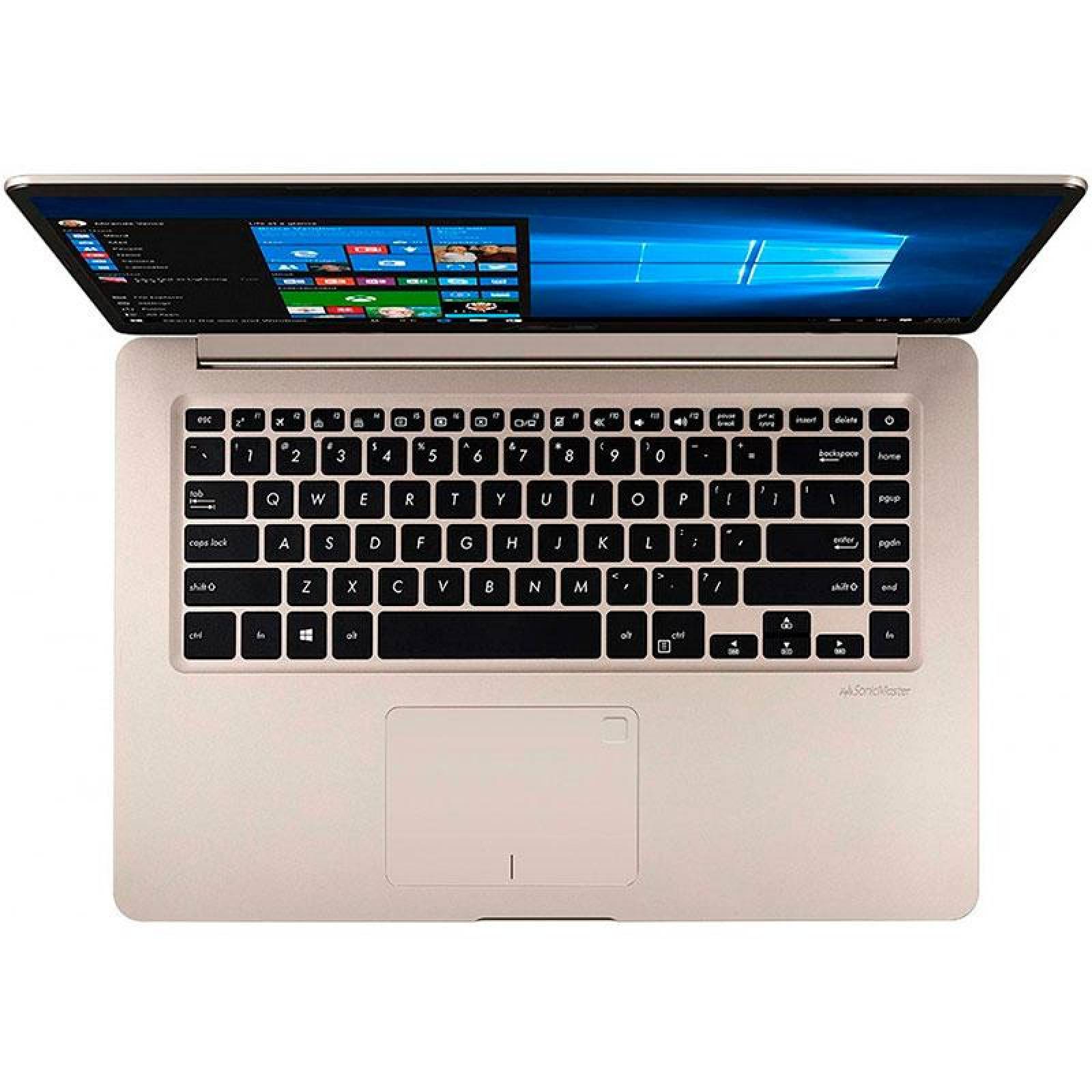 Laptop ASUS VivoBook S15 I7-8550U 8GB 1TB 15.6 Geforce MX150 Wind10 Oro S510UN-BQ050T Reacondicionado 