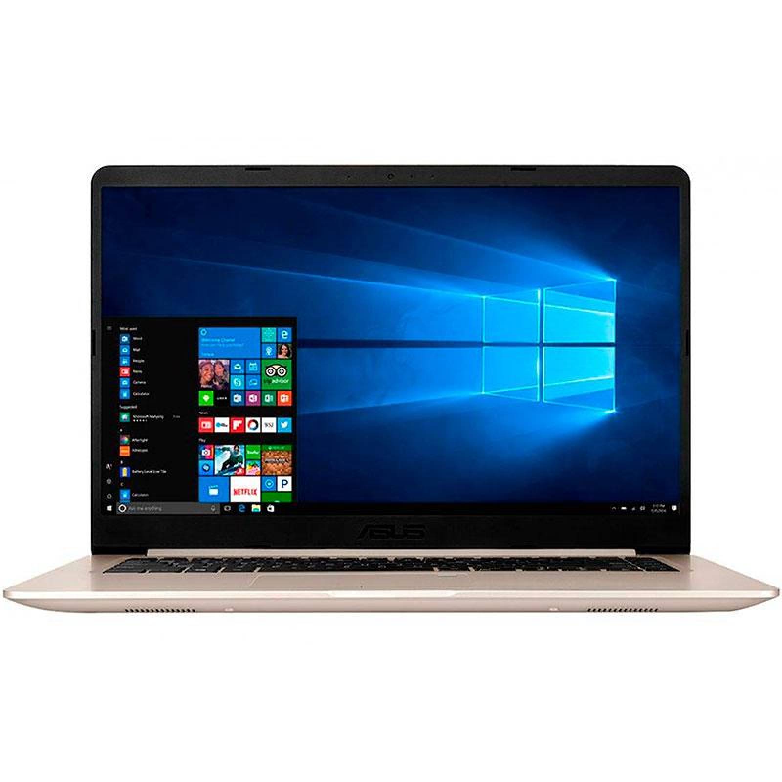 Laptop ASUS VivoBook S15 I7-8550U 8GB 1TB 15.6 Geforce MX150 Wind10 Oro S510UN-BQ050T Reacondicionado 