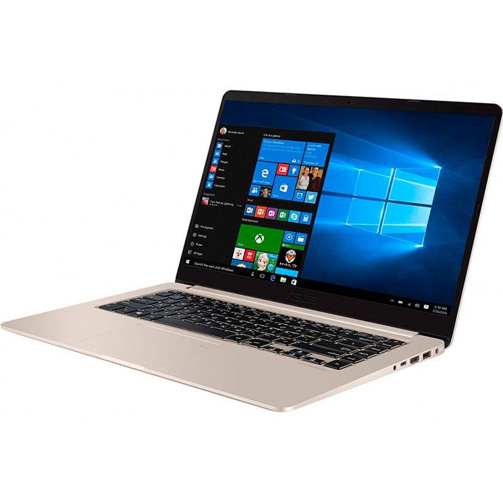 Laptop ASUS VivoBook S15 I7-8550U 8GB 1TB 15.6 Geforce MX150 Wind10 Oro S510UN-BQ050T Reacondicionado 