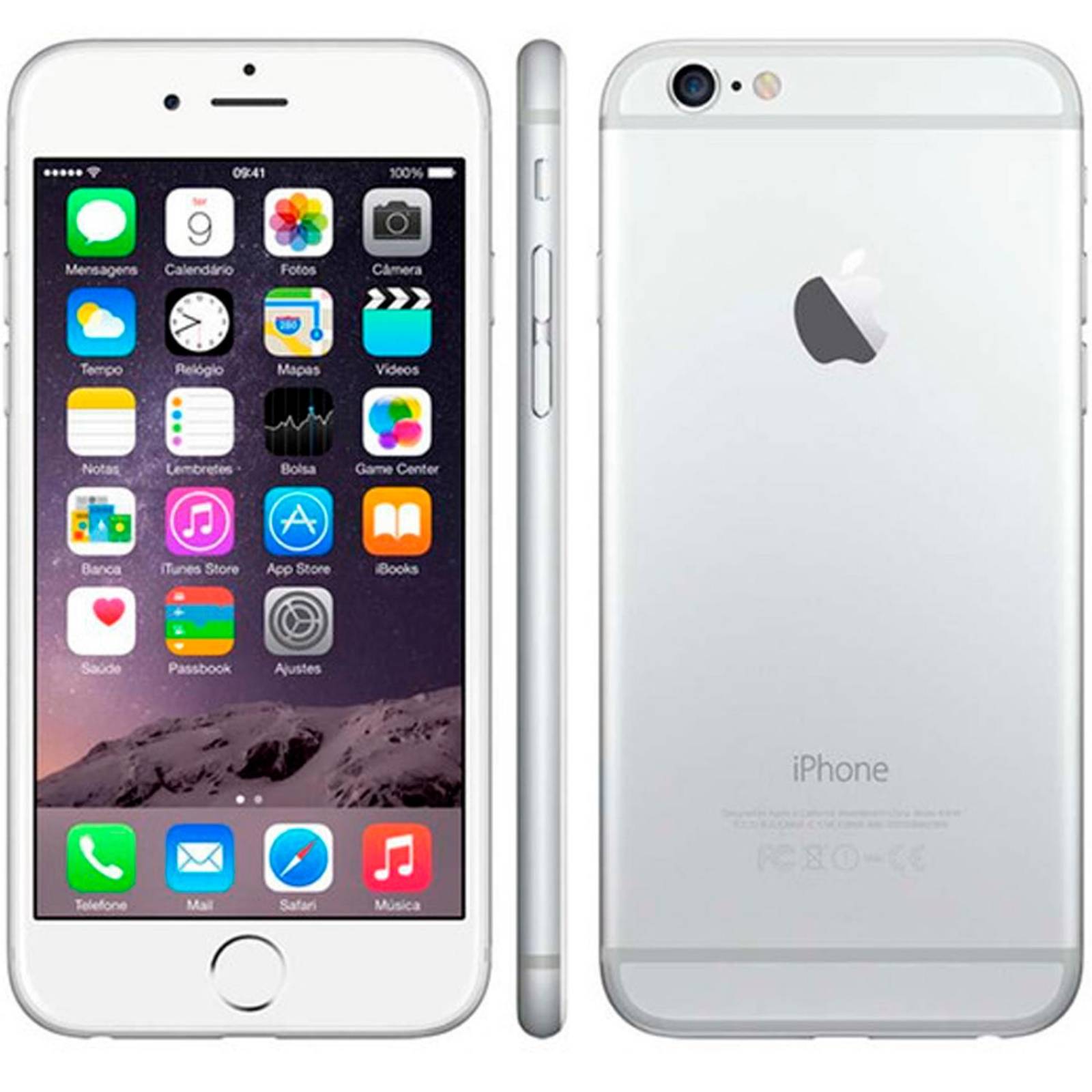 Celular APPLE iPhone 6 1Gb 16GB Dual Core A8 IOS 8 Gris M1 GTA ReAcondicionado 