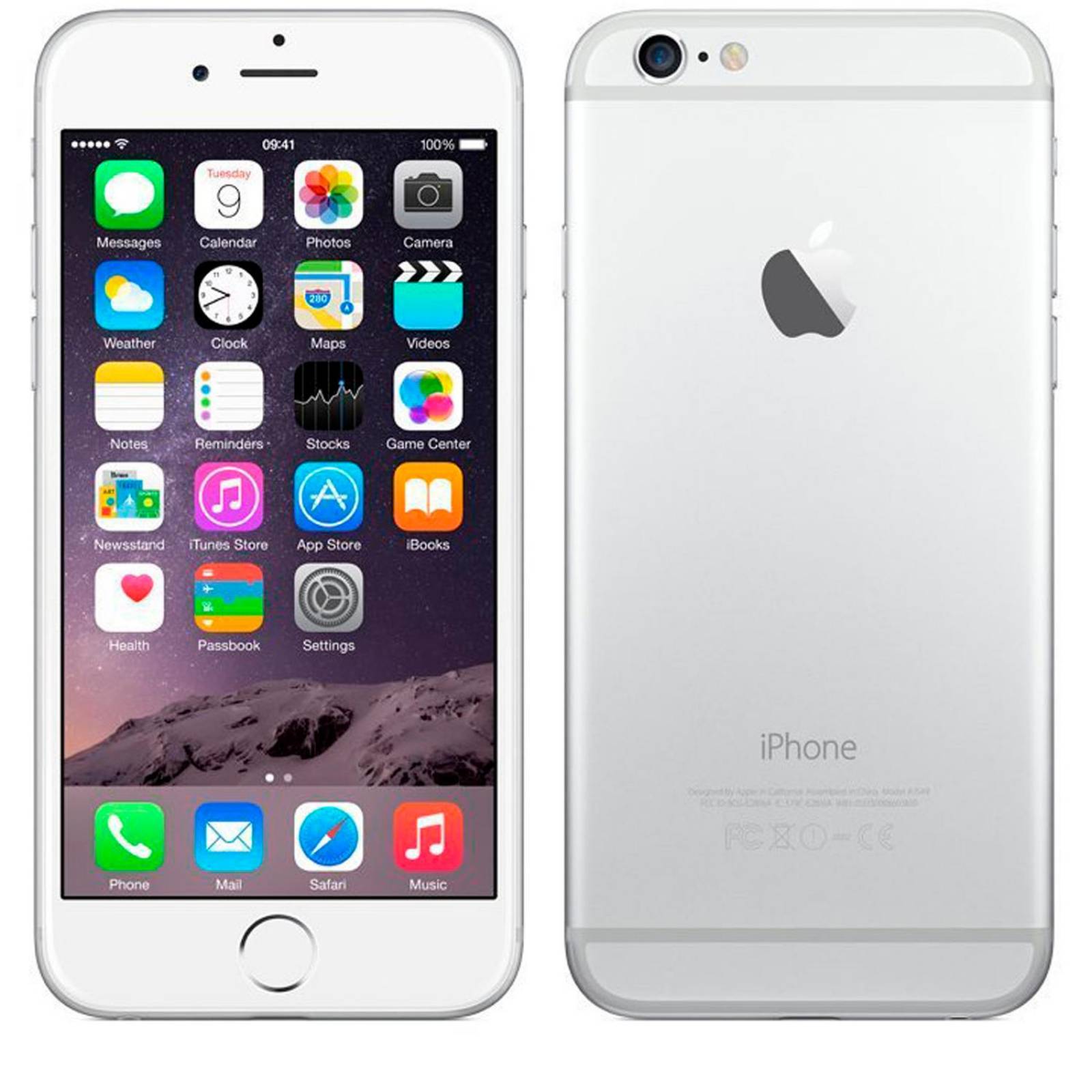 Celular APPLE iPhone 6 1Gb 16GB Dual Core A8 IOS 8 Gris M1 GTA ReAcondicionado 