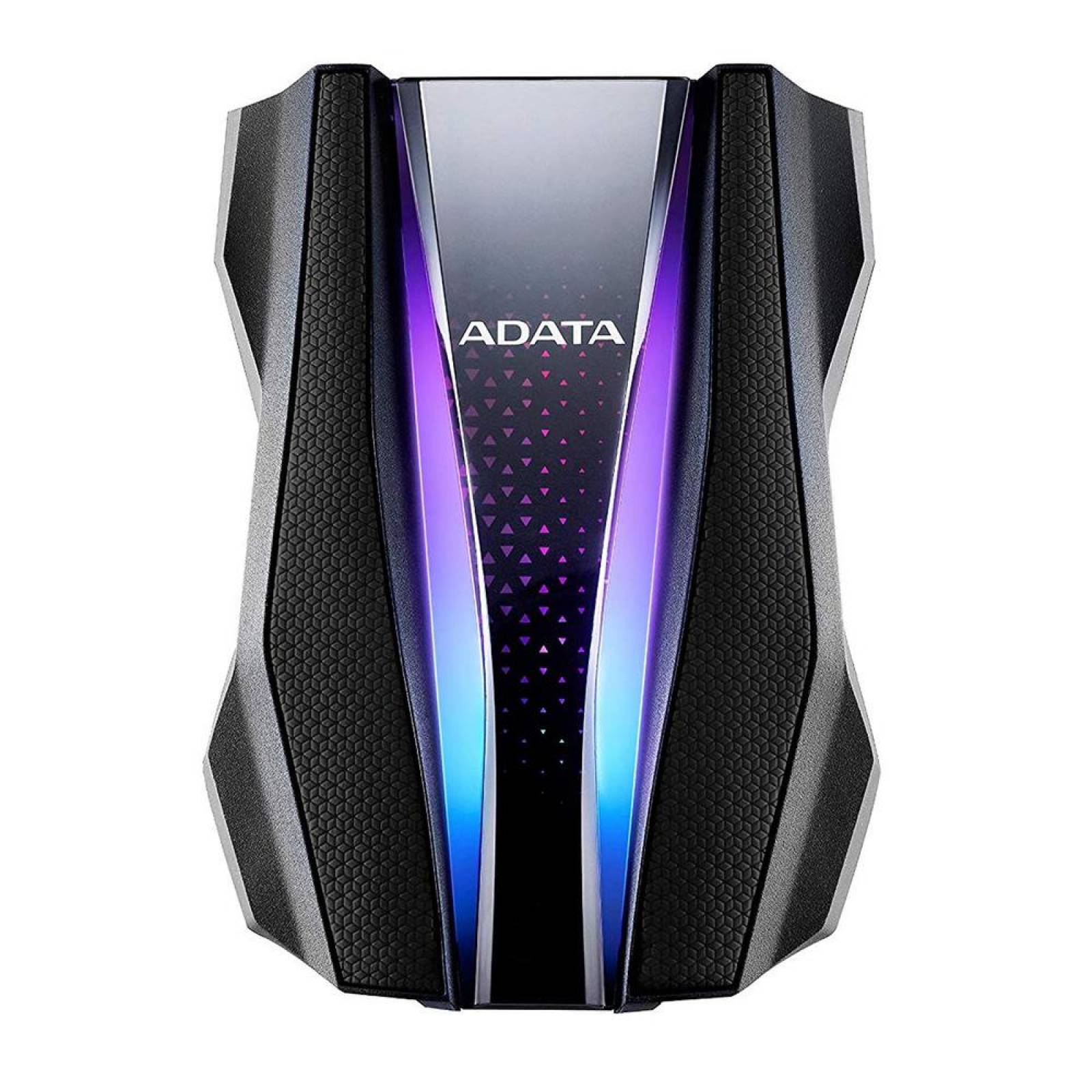 Disco Duro Externo 2TB ADATA HD770G USB 3.2 RGB Uso Rudo Portatil Xbox One PS4 PC AHD770G-2TU32G1-CBK 