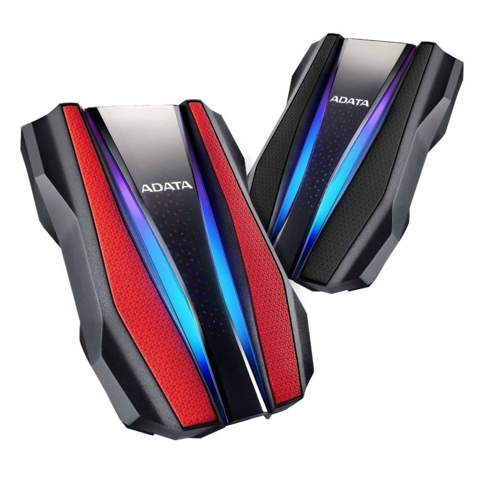 Disco Duro Externo 1TB ADATA HD770G USB 3.2 RGB Uso Rudo Portatil Xbox One PS4 PC AHD770G-1TU32G1-CBK